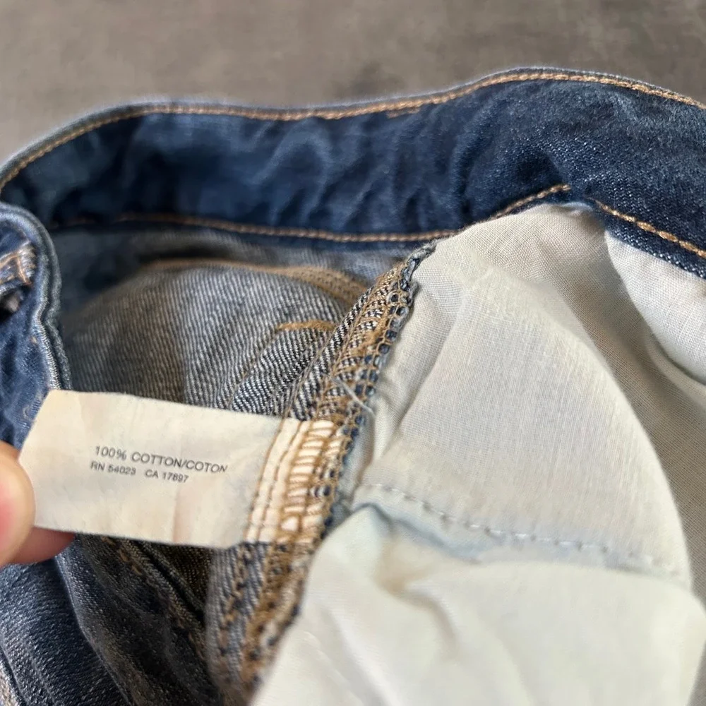 Gap Distressed Denim Shorts Casual Summer Dark Wash Jean Blue Womens 6 30x4.5